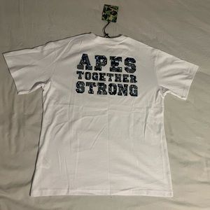 BAPE Apes Together Strong Tee
White